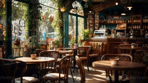 Cafe Bistro, Outdoor Cafe, Cozy Cafe, Blurred Background, Blur, Royalty Free Stock Photos, Digital Art, Cafe, Stock Photos