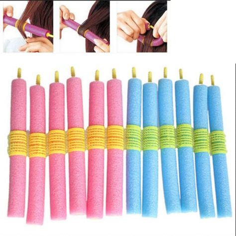 Bendy Hair Rollers, Bendy Rollers, Sponge Curlers, Foam Curlers, Magic Hair Curlers, Hair Sponge, Roller Curls, Hair Curlers Rollers, Twist Curls