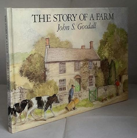 Amazon.com: Story of a Farm: 9780689504792: Goodall, John S., Goodall, John S.: Books Children Book, Animal Farm Book Quotes, Preschool Farm Books, Animal Farm Book Cover Design, Animal Farm Book Cover, The Animal Farm Book, Steiner School, Library Labels, Living Books