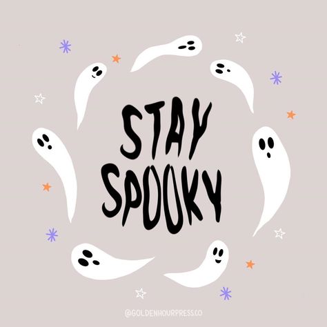 Cute Halloween Graphics, Halloween Posts Instagram, Spooky Graphics, Stay Spooky, Halloween Instagram Post, Halloween Logo, Halloween Post, Ghost Cookies, Holiday Graphics