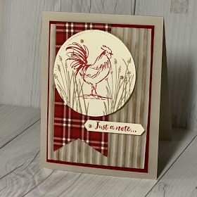 Stampin' Up! Corrugated Dynamic Textured Impressions Embossing Folder (148026) Chicken Cards, Home To Roost, Masculine Birthday Cards, Bird Cards, Stamping Up Cards, Card Patterns, Animal Cards, Masculine Cards, Set Free