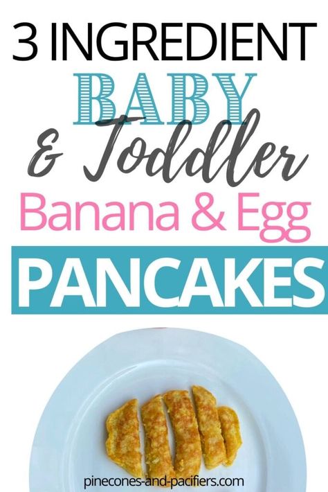 Baby Banana Pancakes, Pancakes For Babies, Banana Pancakes For Baby, Banana Egg Pancakes, Easy Banana Pancakes, Weaning Foods, Baby Led Feeding, Baby Pancakes, Healthy Pancake Recipes