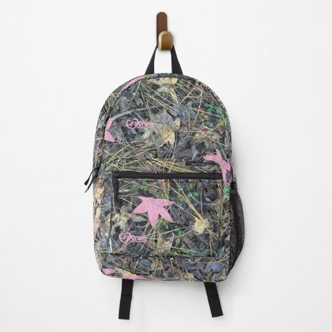 Redbubble Stylish School Bags, Camo Backpack, Camo And Pink, Girly Bags, Girly Accessories, Cute Backpacks, Pretty Bags, Pink Backpack, Pink Accents