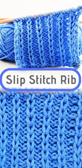 Slip Stitch Knitting, Knitting Stitch Patterns, Knitting Stitches Tutorial, Rib Stitch, Knitting Tutorials, Knitting Instructions, Knitting Tips, Knit Stitches, Scarf Knitting Patterns