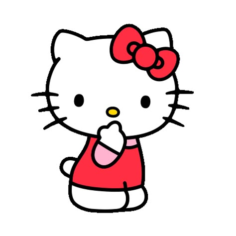 Gif Hello Kitty, Sanrio Gif, Hello Kitty Gif, Gif Hello, Kitty Gif, Animated Emojis, Kitty Videos, Glitter Gif, Gif Sticker