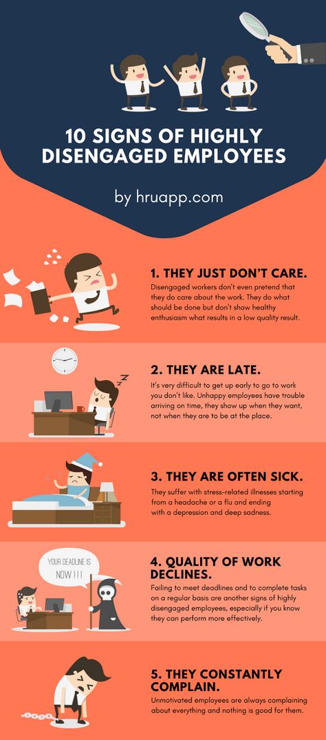 10 Signs of Highly Disengaged Employees (Infographic) | How R U List Of Employee Expectations, Employee Infographic, Employee Benefits Guide, Employee Engagement Infographic, Human Resources Infographic, Functions Of Hr, Hr Infographic, Disengaged Employee, Organizational Management