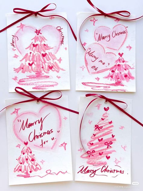 Christmas Diy Cards For Boyfriend, Cute Christmas Card Ideas Aesthetic, Homemade Christmas Cards Aesthetic, Christmas Letter For Friends, Diy Christmas Cards Boyfriend, Christmas Pen Pal Ideas, Christmas Card Easy Drawing, Cute Christmas Card Ideas Diy, Boyfriend Christmas Card Ideas