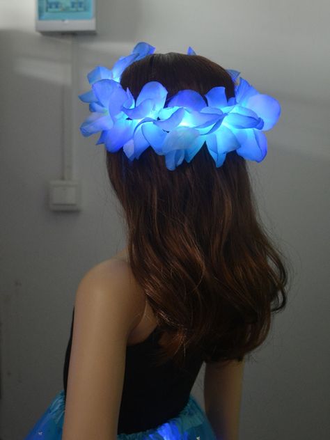 Led Flower Crown, Led Flower, Flower Lei, Hawaiian Lei, Thanksgiving Parties, Mors Dag, Liberia, Halloween Wedding, Libya