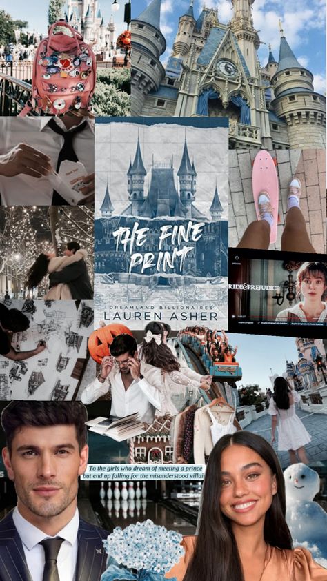 Rowan Kane And Zahra Gulian, Lauren Asher Aesthetic, Rowan Kane, Lauren Asher, The Fine Print, Romantic Books, Wattpad Books, Fine Print, Print Book