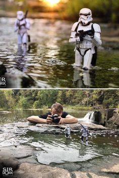 Interesting Photography Ideas, Action Photography Ideas, Action Figure Photography Ideas, Toy Photography Ideas, Miniature Photography Ideas, Star Wars Photography, Star Wars Diy Crafts, Cultural Costumes, Scene Photography