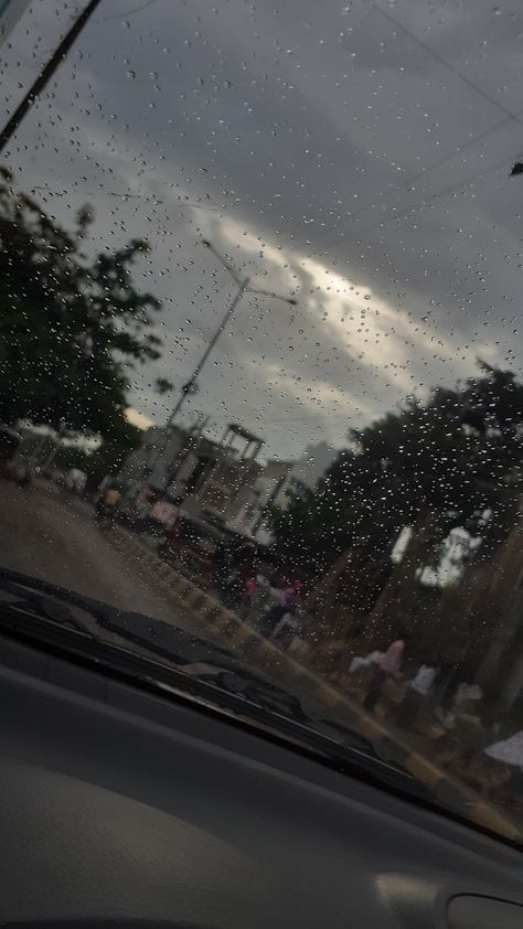 Car Snap Rainy Day, Rainy Day Photography Nature, Baarish Snap Story, Rainy Day Snap Story, Fake Car Snaps Day, Rain Fake Snap, Baarish Snaps, Rainy Snap, Rainy Day Snap