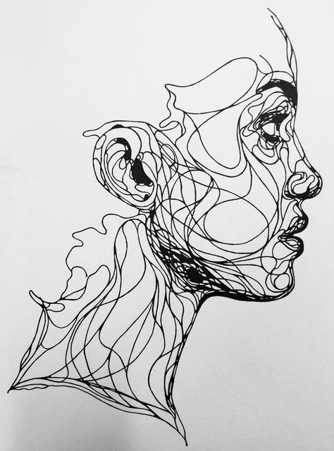 GCSE Art - Kris Trappeniers Kris Trappeniers, Line Contour Drawing, Blind Contour Drawing, Choose Her, Doodle Art Flowers, Gcse Art Sketchbook, Why Her, Scribble Art, Pen Art Drawings