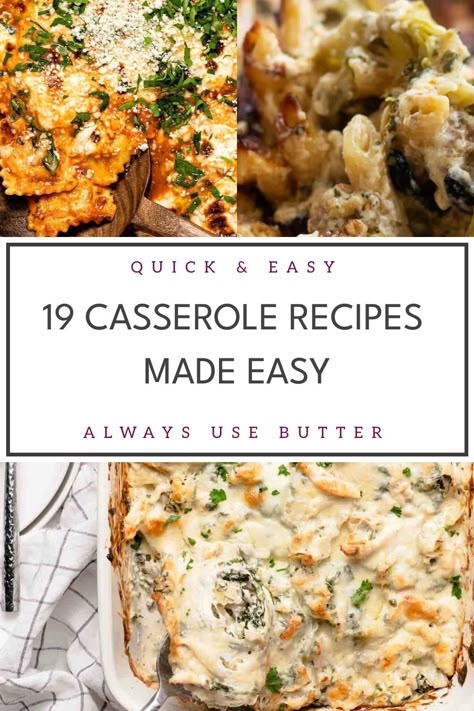 Comforting Casseroles Dinners, Dinner Party Casserole Recipes, Dinner Recipes For Leftovers, Casseroles To Take To Someone, Best Hot Dish Recipes, Dump Recipes Dinner Casseroles, Cheeseless Casseroles, Elegant Casserole Recipes, Hearty Dinner Recipes Comfort Foods