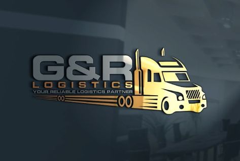 Design trucking and transport logistic business logo by Kathidesign7 | Fiverr Transport Logo Design Ideas, Truck Logo Design, Logistics Business, Transport Logo, Logistics Logo, Machine Logo, Trucking Business, Truck Transport, Dressy Casual Outfits