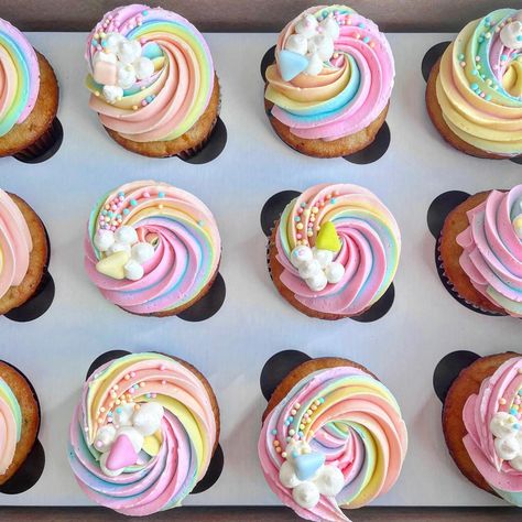 rainbow cupcake • Instagram Rainbow Cupcake, Rainbow Cake, Cupcake, Rainbow, Cake, Instagram