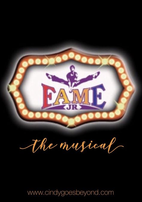 Fame JR The Musical - Cindy Goes Beyond Just Off Broadway Theatre Camp Fame JR Musical Fame Fame Musical, Fame The Musical, Pittsburg Kansas, Theatre Camp, Theatre Humor, Disney Musical, Happy Song, Theatre Stage, Musical Comedy