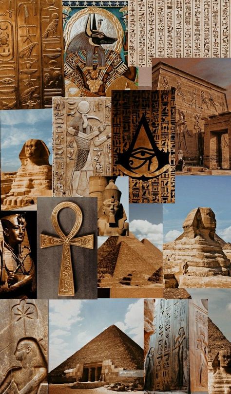 Egyptian Iphone Wallpaper, Eygptain Art Wallpaper, Egyptian Wallpaper Iphone, Egypt Aesthetic Wallpaper, Egyptian Aesthetic Ancient Egypt, History Aesthetic Wallpaper, Egyptian Mood Board, Egypt Poster Design, Old Egypt Art