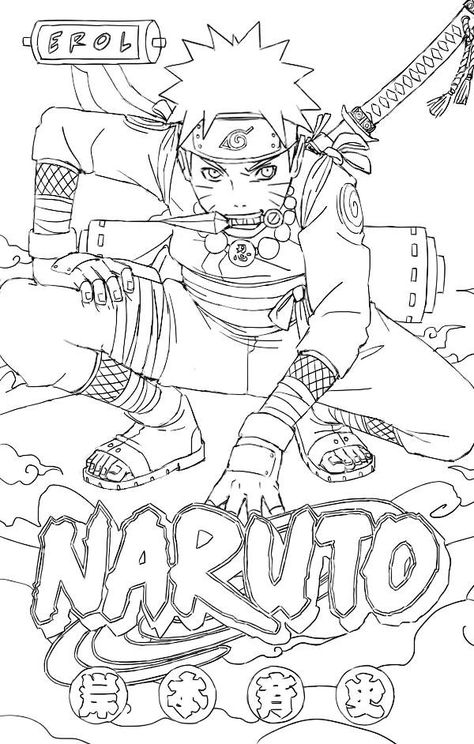 Anime Coloring Pages Naruto, Naruto Coloring Pages, Naruto Coloring, Manga Coloring Book, Naruto Sketch Drawing, Japan Tattoo Design, Anime Drawing Books, Naruto Drawings, Adult Colouring Pages