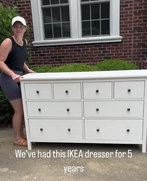 A DIY whizz has revealed how she transformed her old Ikea drawers and made a huge profit on them. Jessica, who posts on Instagram as @evergreenrestorations, showed off the bargain revamp, leaving people stunned. She had the Ikea drawers for over five years before she decided to spruce them up. Originally, she paid $399 (£313) […] Ikea Drawers Makeover, Ikea Drawers, Ikea Dresser, Diy Hack, Posts On Instagram, Life On A Budget, Old Drawers, Diy Fan, Old Room