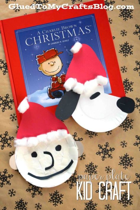 Christmas Charlie Brown & Snoopy - Kid Craft Christmas Charlie Brown, Snoopy Kids, A Charlie Brown Christmas, Charlie Brown Christmas Tree, Kids Christmas Party, Charlie Brown Snoopy, Peanuts Christmas, Brown Christmas