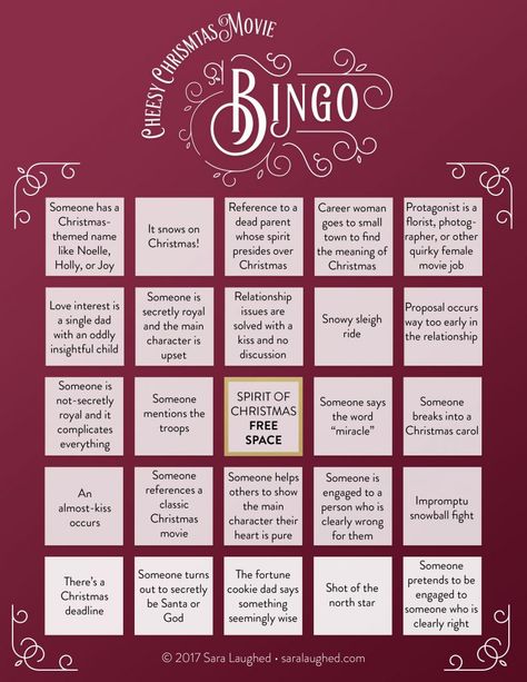 Cheesy Christmas Movie Bingo Hallmark Movie Bingo, Hallmark Christmas Movie Bingo, Movie Journaling, Winter Selfcare, Bingo Movie, Christmas Movie Bingo, Self Care Bingo, Sleepover Vibes, Cheesy Christmas Movies