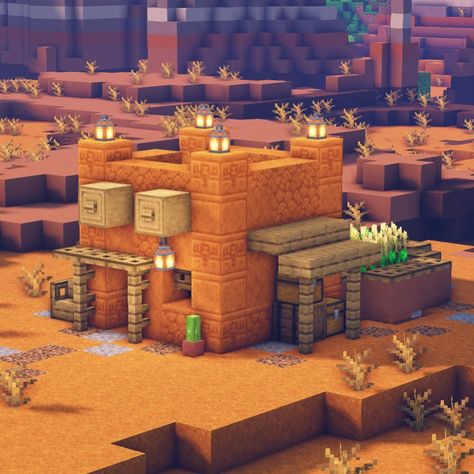 Square Mario on Instagram: “A simple Mesa house! 🏜Tutorial on this tomorrow :) Shaders: BSL v7.2 (BitGardener’s settings) Textures: Default Watch my latest video,…” Mesa Houses Minecraft, Minecraft Mesa House Ideas, Minecraft Mesa Build Ideas, Mesa Minecraft Builds, Mesa Builds Minecraft, Mesa Minecraft House, Minecraft Mesa Village, Mesa Biome House Minecraft, Mesa House Minecraft