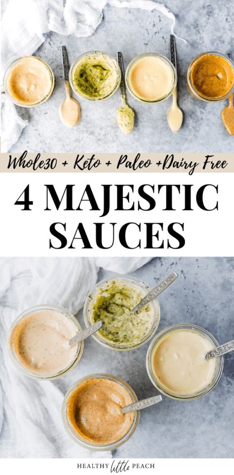 Whole30 Sauces, Whole 30 Sauces, Paleo Sauces, Keto Sauces, Healthy Sauces, Whole30 Keto, Whole 30 Diet, Keto Paleo, Recipe 30