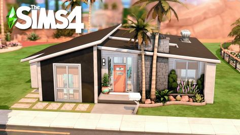 Oasis Springs House, Desert Luxe, Home The Sims 4, Sims4 House, Oasis Springs, Small House Exterior, The Sims 4 Lots, Sims 4 Speed Build, Sims 4 House Building