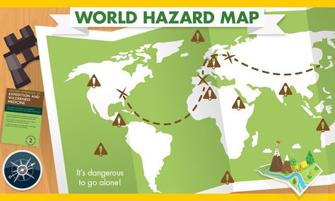 What are the dangers where you’re heading? Most travelers will encounter only minor health problems, but knowing and understanding possible hazards is fundamental to preventing them. Learn how to prevent snake bites, hypothermia, and snow blindness from OUP's interactive World Hazard Map. Hazard Map, Interactive Infographic, Travel Medicine, Pink Wallpaper Backgrounds, Map Travel, Snake Bites, Oxford University Press, Oxford University, Neurology