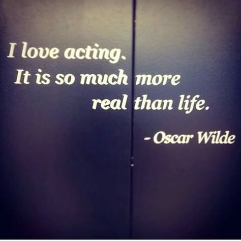 Word of the Day... #ActorsLife Acting Quotes, Happy Wednesday Everyone, Acting School, My Future Job, Oscar Wilde Quotes, Theatre Quotes, Actor Quotes, Career Vision Board, Acting Tips