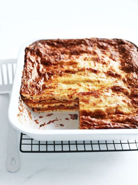 zucchini, pumpkin and ricotta lasagne from donna hay Pumpkin Ricotta, Donna Hay Recipes, Donna Hay, Quick And Easy Dinner, Baking Mixes, Sauce Tomate, Baking Mix, Delicious Vegetarian, Decadent Desserts