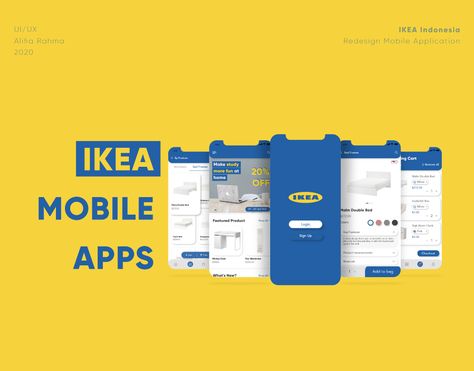 Ikea Branding, Ikea App, Ux Portfolio, Ux Kits, Design Resume, Ikea Design, Modern Layout, App Home, Ads Design