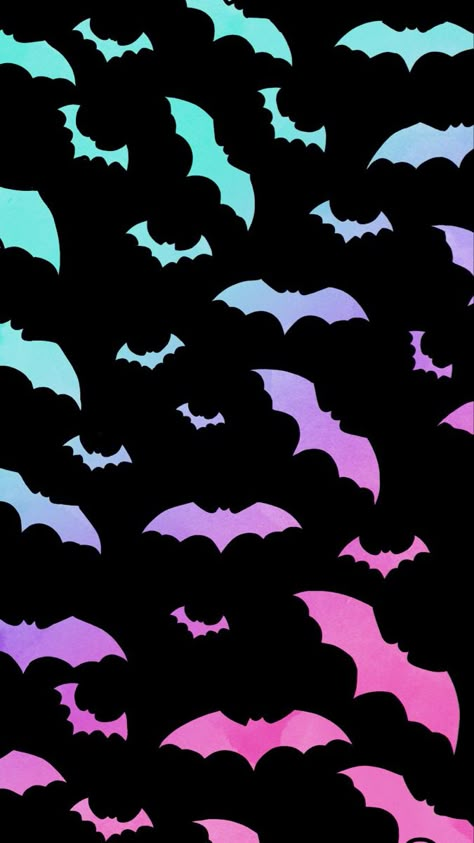 Bat Background Wallpapers, Pastel Goth Wallpaper, Bat Wallpaper, Halloween Wallpaper Iphone Backgrounds, Halloween Wallpaper Backgrounds, Halloween Wallpaper Cute, Halloween Wallpapers, Halloween Facts, Goth Wallpaper