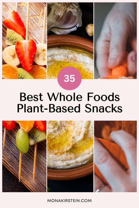 Dive into our list of the 35+ best plant-based snacks sourced from whole foods. Forget the bland and boring; we're talking about vibrant flavors that will make your taste buds dance. Hungry for more? Our guide isn't just about snacking; it's a sensory rebellion. From textures that play to audacious tastes, discover the best Whole Foods plant-based snacks that are rewriting the rules of healthy eating. Vegetarian Healthy Recipes, Snacks To Try, Plant Based Diet Meals, Plant Based Diet Meal Plan, Plant Based Meal Planning, Plant Based Snacks, Plant Based Diet Recipes, Plant Based Whole Foods, Recipes Snacks