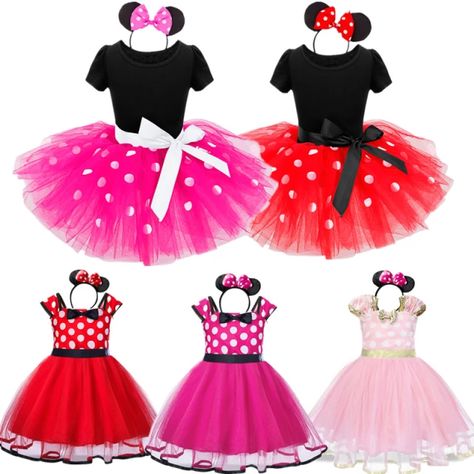 Newborn Girls Costume 1 2 3 4 5 Years Infant New Year Clothing Baby Girls Christmas Party Role-play Dress Up _ - AliExpress Mobile Girls Christmas Party, First Halloween Costumes, Kid Halloween, Halloween Carnival Party, Mouse Dress, Newborn Girls, Princess Dress Up, First Halloween