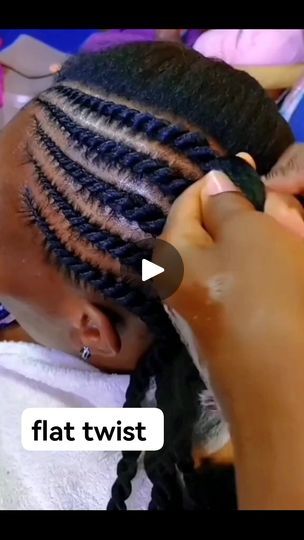 159K views · 1.7K reactions | Neat flat twist
 #braids #hairstyles | Muscana Webasa | Muscana Webasa · Original audio Quick Flat Twist Hairstyles For Black Women, Flat Twist Braids, Flat Twist Into Bun, Flat Twist On Wig, Flat Twists Into A Low Bun, Flat Twist Into Ponytail, Twist Braids Hairstyles, Flat Twist Styles, Flat Twist Hairstyles