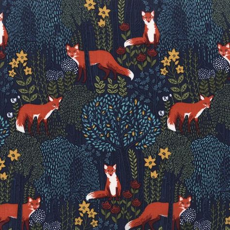 Woodland Baby Quilt, Wood Fox, Woodland Fabric, Fox Fabric, Art Origami, Michael Miller Fabric, Into The Woods, Michael Miller, Diy Sewing Projects