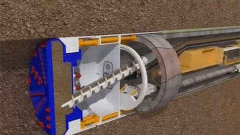 This is how a tunnel boring machine will burrow a viaduct under Seattle - Autoblog Tunnel Boring Machine, Doomsday Machine, Being Replaced, Dark Stories, Drilling Machine, The Machine, Puns, Seattle