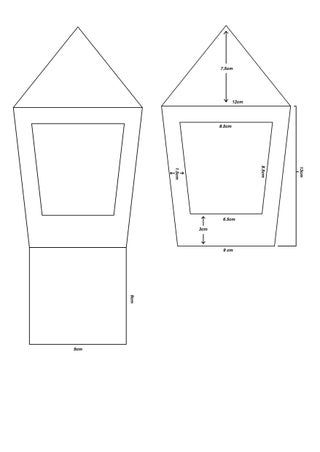 How to Make a Cardboard Christmas Lamppost : 6 Steps - Instructables Diy Lantern Decorating Ideas, Christmas Lamp Post Decorations, Diy Christmas Lantern, Cardboard Decor, Christmas Lamp Post, Lantern Template, Cardboard Christmas, Outdoor Lamp Posts, Paper Candle