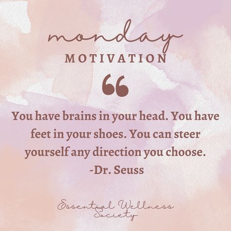 Happy Monday!! What direction are you choosing?! #essentialwellnesssociety Motivational Mondays, Mindful Monday, Health Art, Wise Sayings, Monday Inspiration, Wise Quotes, Monday Motivation, Happy Monday, You Choose