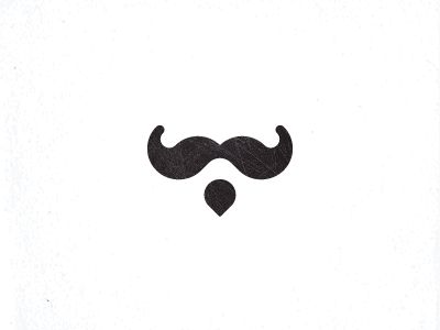 Make moustache by Paul Saksin Mustache Logo, Moustache Design, Logo Illustration Design, Logo Samples, Font Graphic, Pin Logo, Logo Illustration, Logo Mark, Logo Design Creative