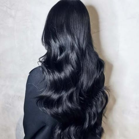 Wavy Black Hair, Natural Human Hair Extensions, Movie Board, Black Hair Aesthetic, Luxy Hair, Jet Black Hair, Black Hair Extensions, Natural Human Hair, Halo Hair