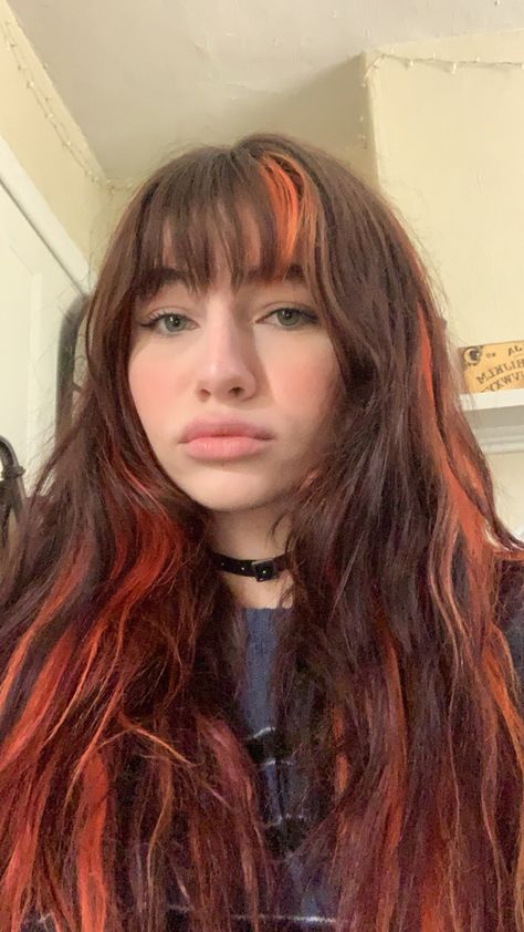 Instagram Model Poses, Hair Color Underneath, Red Hair Inspo, Hair Streaks, Dyed Hair Inspiration, Emo Hair, Dye My Hair, Hair Dye Colors, Instagram Model