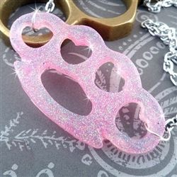 Knuckle Sandwich, Creepy Cute Fashion, Brass Knuckle, Pastel Punk, Knuckle Duster, Pretty Knives, Yami Kawaii, Kawaii Accessories, Creepy Cute