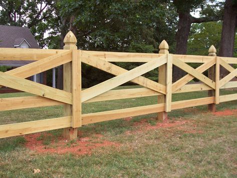 farm fence. "X" - Large Posts Landscaping Acreage, Gard Modern, Fence Decorations, Ranch Fencing, Wooden Fences, Pool Fencing, Wood Fence Design, Country Fences, Horse Fencing