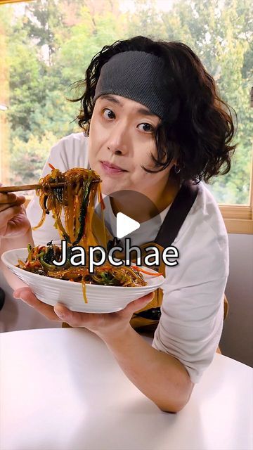 594K views · 40K likes | Simya's kitchen on Instagram: "Japchae!(Korean party noodels)😎" Chapchae Recipe Korean, Jap Chae Recipe Korean, Asian Cooking Videos, Chapchae Recipe, Jap Chae Recipe, Korean Food Recipes Easy, Japchae Recipe Korean, Cooking Videos Recipes, Jap Chae