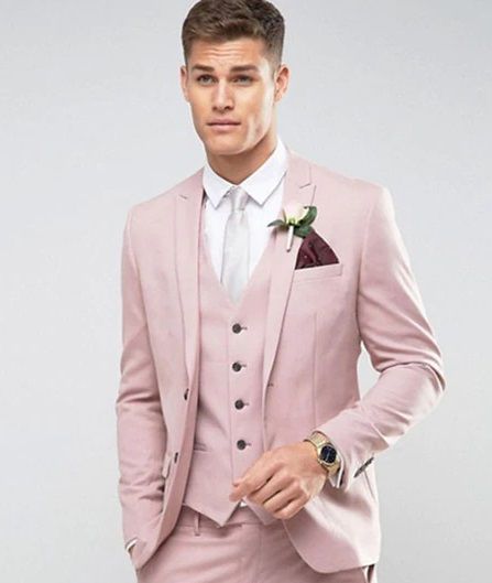 Pink Tailored Blazer Men Pink Prom Suit, Cheap Evening Gowns, Simple Evening Dress, Prom Suits For Men, Blazer Men, Knit Swimwear, Tuxedo Mask, Mens Blazer Jacket, Men Suit