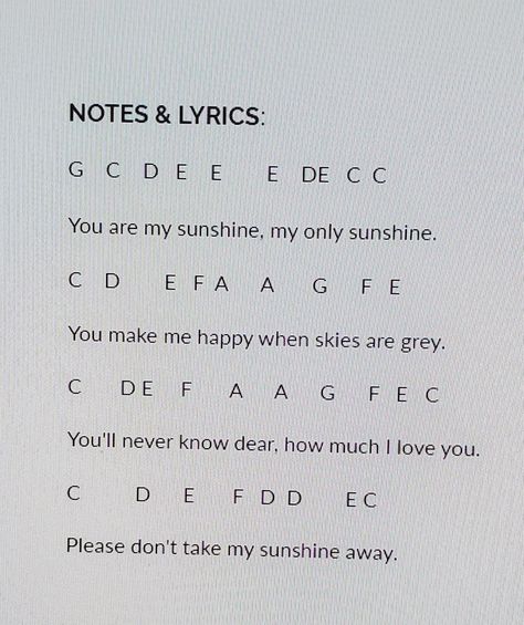 Easy Flute Songs With Notes, Basic Piano Sheet Music, You Are My Sunshine Flute Sheet Music, Flute Letter Notes, Piano Sheet Music With Letters Popular, Clarinet Songs, Piano Sheet Music With Letters, Piano Letters Songs, Keyboard Songs