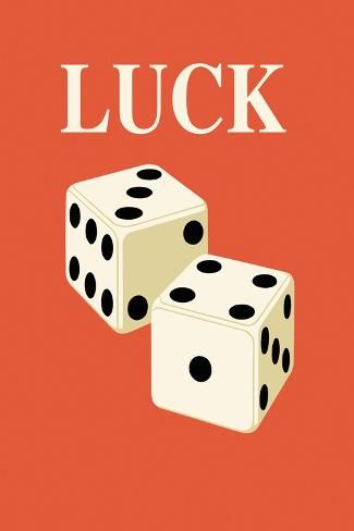 size: 18x12in Art Print: Luck: Dice : Dice Graphic, Life Magazine Covers, Guys And Dolls, Posters For Sale, Vintage Advertisement, Wonderful Images, New Wall, Posters And Prints, Vintage Images