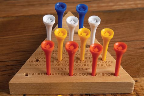 Cracker Barrel Game, Peg Game, Coastal Dinnerware, Yard Sticks, Pleasing People, Old Country Stores, Cracker Barrel, Wrap Pattern, Simple Game